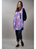 VESTA MATLASATA MULTICOLORA CLAUDIA Violet S-M