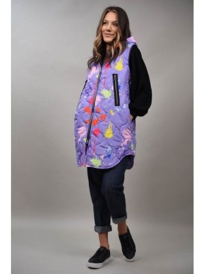 VESTA MATLASATA MULTICOLORA CLAUDIA Violet S-M foto