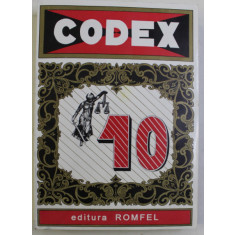 CODEX - CULEGERE DE LEGI VOL. X , 1994