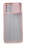 Huse silicon cu protectie camera slide Samsung Galaxy A51 , Roz
