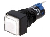 Comutator apăsare SPDT 0.5A 250VAC IP40