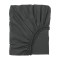 Cearsaf cu elastic, 160 x 200, material bumbac, Negru