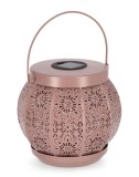 Cumpara ieftin Set 4 lampi solare otel roz Naira 20x20 cm