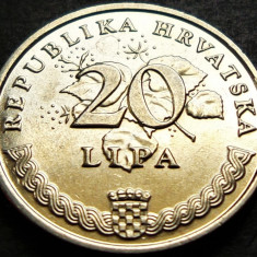 Moneda 20 LIPA - CROATIA, anul 2005 *cod 854 A = A.UNC