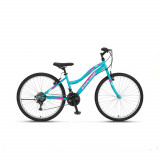 Bicicleta MTB UMIT Explorer Lady, culoare turcoaz, roata 24&quot;, cadru din otel PB Cod:42434000002