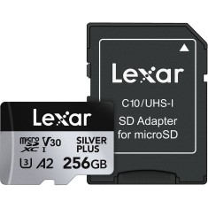 Lexar microSDXC Professional SILVER Plus UHS-I/U3/A2/4K R205/W150 (V30) 256GB