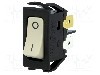Intrerupator OFF-ON, 2 pozitii, DPST, BULGIN - C1250APBG133B