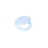 Capac pentru WC universal, cu burete, albastru, 400 x 370 mm