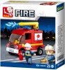 Set De Constructie Sluban - Mini Camion De Interventie