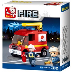 Set De Constructie Sluban - Mini Camion De Interventie