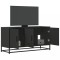 vidaXL Dulap TV negru, 100x35x50 cm lemn prelucrat și metal 848829