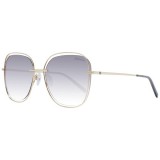 Ochelari de soare dama Ana Hickmann HI3077 04F 59, protectie UV400, lentile degrade, stil modern, rama maro