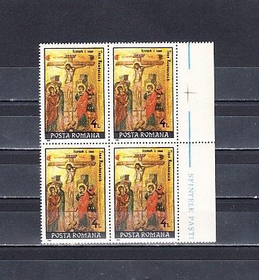 M1 TX7 20 - 1991 - Sfintele Pasti - pereche de patru timbre foto