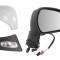 Oglinda exterioara Peugeot 207 (W_) 05.2006-12.2013 partea dreapta View Max crom convex carcasa prevopsita grunduita reglare electrica cu incalzire,