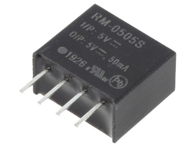 Convertor DC/DC 5V, 50mA, SIP4 foto