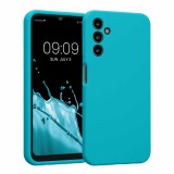 Husa Kwmobile pentru Samsung Galaxy A14 5G, Albastru deschis, Silicon, KWM000018GD037C, Carcasa
