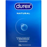 Durex Condoms-Prezervative Naturale 24 Bucăți-Latex