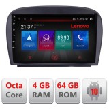Navigatie Mercedes SL W230 2004-2011 E-W230 Octa Core cu Android Radio Bluetooth Internet GPS WIFI DSP 4+64GB 4G RESIGILAT CarStore Technology