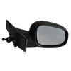 Oglinda exterioara Chevrolet Spark (M300) 01.2010-2012, partea dreapta, crom convex carcasa neagra reglare manuala prin cablu fara incalzire