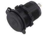 Alimentator USB dublu 12-24V DC