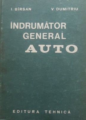 Indrumator general auto - I. Birsan/ V. Dumitru foto