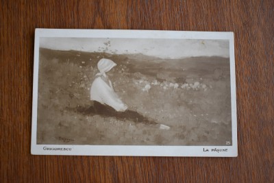 CP tematica arta Cartea Romaneasca pictura Grigorescu La pasune foto