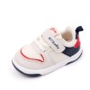 Adidasi albi cu insertii bleumarine pentru copii - MyBaby (Marime Disponibila:, Superbaby