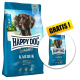 Cumpara ieftin Happy Dog Sensible Karibik 11 kg + 3 kg GRATUIT