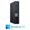 Mini PC Dell OptiPlex 5070, Hexa Core i5-9500T, 16GB DDR4, 256GB SSD, Win 11 Home