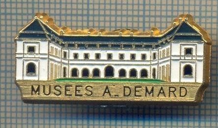 Y 893 INSIGNA - MUSEES A_DEMARD- FRANTA -PENTRU COLECTIONARI