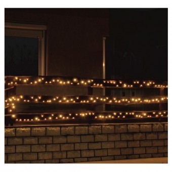Instalatie lumini exterior 1000 LED-uri, Home KKL 1000/WW, lungime 70 m, IP44 foto