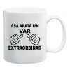 Cana alba personalizata &quot; Var Extraordinar &quot;, INOVATIX&reg;. 330ml, Oem