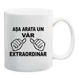 Cana alba personalizata &quot; Var Extraordinar &quot;, INOVATIX&reg;. 330ml, Oem