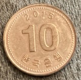 C50 - Moneda foarte veche - Coreea de Sud - 10 won - 2015