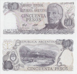 1977, 50 Pesos Ley (P-301a.2) - Argentina - stare UNC
