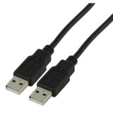 Cablu usb A la usb A 2.0 1m, negru