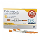 Seringi 1 unitate insulina PiC Solution 30buc/cutie