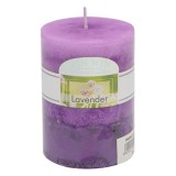 Lumanare Parfumată Mov Lila cu Aromă de Lavandă, CMCLASS