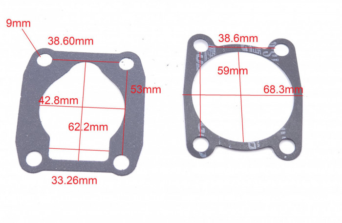 Garnituri cap compresor cilindru de 42mm BM15-24 D1403