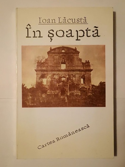 Ioan Lăcustă (dedicație/ autograf) - &Icirc;n șoaptă (1998)