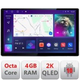 Navigatie dedicata Skoda Fabia 2 2009-2014 Edonav ecran 13&quot; 2K 8 si 128 Android Waze USB Navigatie 4G 360 Toslink Youtube Radio KI CarStore Technology