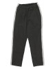Pantaloni Medicali Pe Stil, Negri cu dunga Alba cu Elastan cu Elastic - 3XL, talia-2-96cm, Negru