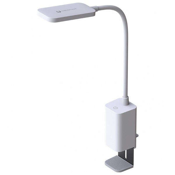 Lampa Led Birou Forever FLB-10 Clip, 6W, 4000K, Alba