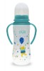 PUR 9014 &ndash; BIBERON CU DESEN SI MANERE +6 LUNI, 250ML