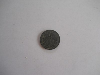 Moneda zinc 2 Lei 1941 Romania - circulata,necuratata! foto
