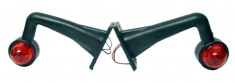 Lampa gabarit auto 12V cu cot de 90 grade, 21,00 cm, 1 buc. foto