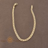 Bratara Victorio , 19 cm unisex placata aur 18K Brazilia cu stanta
