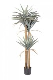 Planta artificiala Yucca 120 frunze 80x75x152 cm