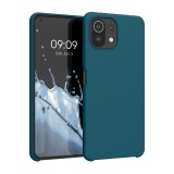 Husa pentru Xiaomi Mi 11 Lite 5G, Silicon, Verde, 54730.57, Carcasa, Kwmobile