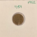 751 Uniunea Sovietica URSS Soviet Union Russia 1 Kopeck copeica 1952 Y#112